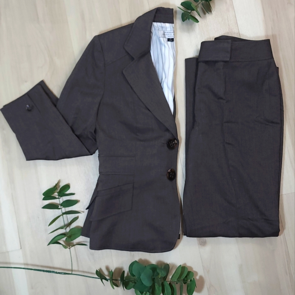 Brown Pantsuit